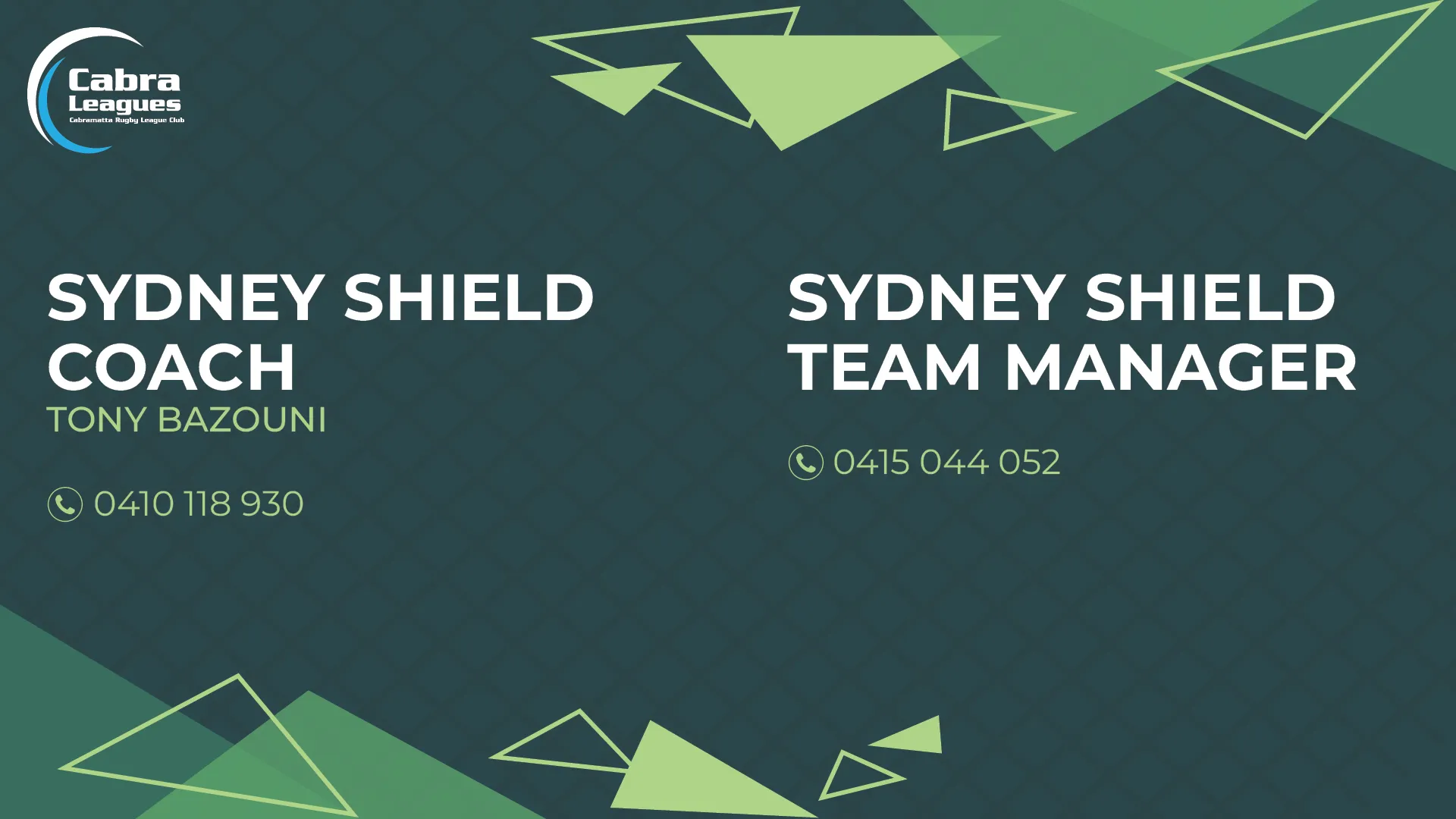 NSW Sydney Sheild